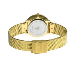 Montre Femme Lip Dauphine, acier PVD jaune, 29 mm, quartz, Ref 671953