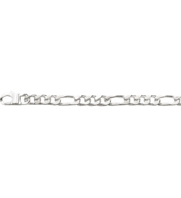 La Chaîne homme argent 925/1000, mailles alternées 1+3, largeur 5,00 mm, longueur 50 cm by Stauffer