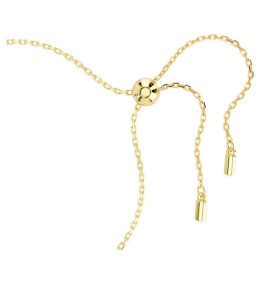 Le Bracelet Swarovski Una Angelic, Coupe ronde, Pavé, Vert, Placage de ton or, 5680559