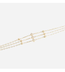 Le Bracelet Poseidon en acier PVD jaune et oxydes de zirconium, ZAG bijoux, SBS24471-01WHT