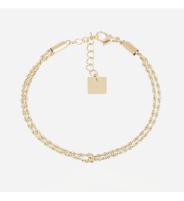 Le Bracelet Zeta en acier PVD jaune, ZAG bijoux, SBS24765-01UNI