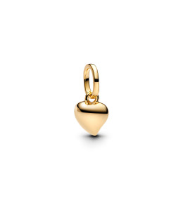 Charm Pandora Moments, Coeur, en métal doré or jaune 585/1000, 763691C00