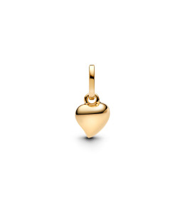 Le Charm Pandora Moments, Coeur, en métal doré or jaune 585/1000, 763691C00