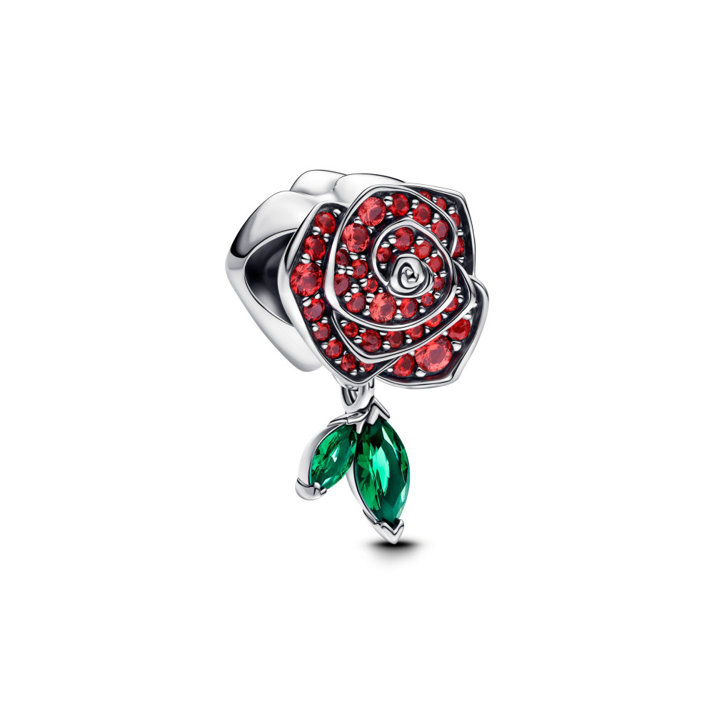 Charm Pandora moments Rose scintillante en fleur, en argent 925/1000, 793201C02