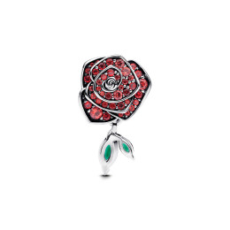 Le Charm Pandora moments Rose scintillante en fleur, en argent 925/1000, 793201C02