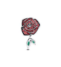 Le Charm Pandora moments Rose scintillante en fleur, en argent 925/1000, 793201C02