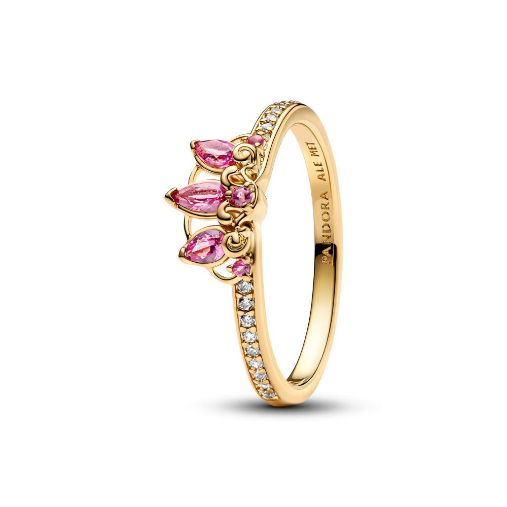 La Bague Pandora, Disney Raiponce en métal doré or jaune 585/1000, 163651C01