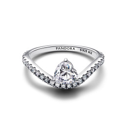 La Bague Pandora Timeless, Coeur de vague en argent 925/1000, 193661C01