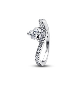 Bague Pandora Timeless, Coeur de vague en argent 925/1000, 193661C01