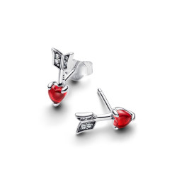 Les Boucles d'oreilles Pandora, Flêche d'amour en argent 925/1000, 293668C01