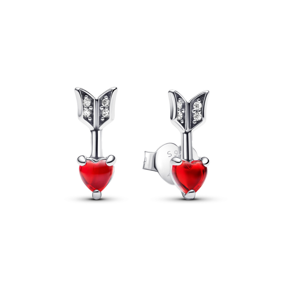 Boucles d'oreilles Pandora, Flêche d'amour en argent 925/1000, 293668C01