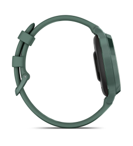 Montre Garmin Lily® 2 Active, Jasper Green avec bracelet en silicone vert sapin, 010-02891-02