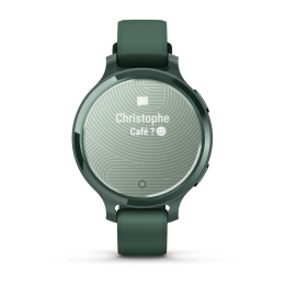 Montre Garmin Lily® 2 Active, Jasper Green avec bracelet en silicone vert sapin, 010-02891-02