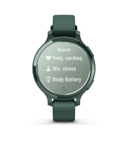 Montre Garmin Lily® 2 Active, Jasper Green avec bracelet en silicone vert sapin, 010-02891-02