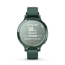 Montre Garmin Lily® 2 Active, Jasper Green avec bracelet en silicone vert sapin, 010-02891-02