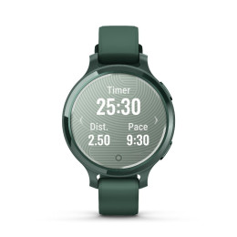 Montre Garmin Lily® 2 Active, Jasper Green avec bracelet en silicone vert sapin, 010-02891-02