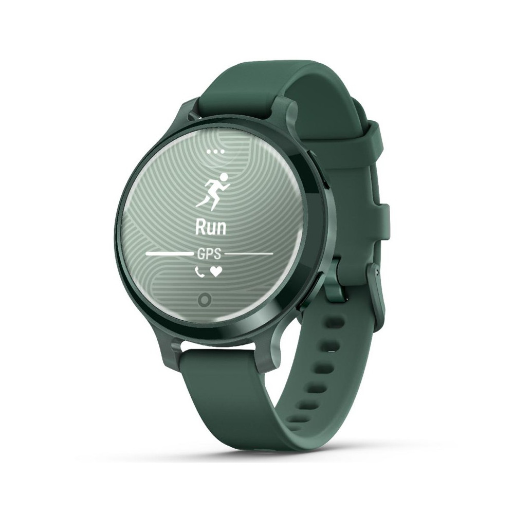 Montre Garmin Lily® 2 Active, Jasper Green avec bracelet en silicone vert sapin, 010-02891-02