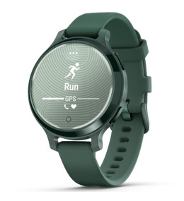 Montre Garmin Lily® 2 Active, Jasper Green avec bracelet en silicone vert sapin, 010-02891-02