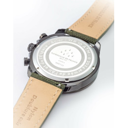 La Montre Homme Patrouille De France Athos 4 Chronographe avec bracelet kaki 668134