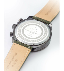 La Montre Homme Patrouille De France Athos 4 Chronographe avec bracelet kaki 668134