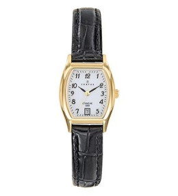 Montre Femme CERTUS Analogique Aiguilles, cuir noir 646601