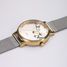 La Montre Femme GO Analogique Aiguilles, papillons, 695362