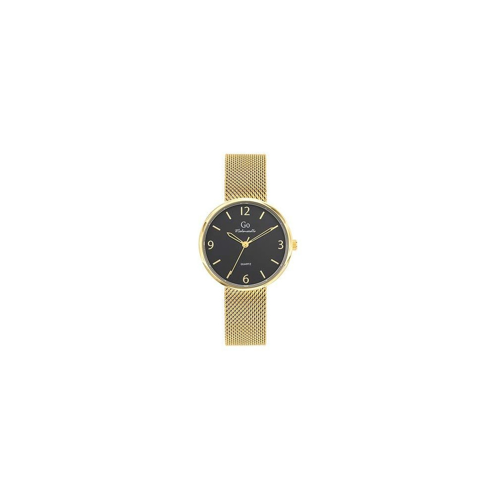 Montre Femme GO Analogique Aiguilles, cadran noir, 695586