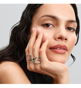 La Bague Pandora Essence, coeur organique en argent 925/1000, 193288C00