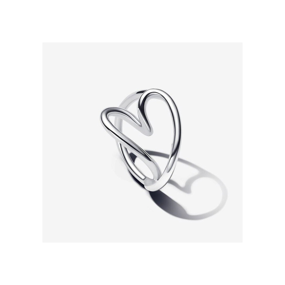 Bague Pandora Essence, coeur organique en argent 925/1000, 193288C00