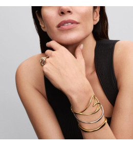 Le Bracelet Pandora Essence, coeur organique en métal doré or jaune 585/1000, 563808C00