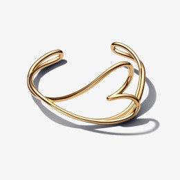 Le Bracelet Pandora Essence, coeur organique en métal doré or jaune 585/1000, 563808C00