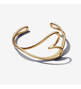 Le Bracelet Pandora Essence, coeur organique en métal doré or jaune 585/1000, 563808C00