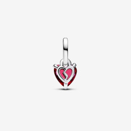 Le Mini Dangle Coeur brisé Pandora ME, en argent 925/1000, 793450C01