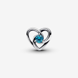 Le Charm Pandora moments, Cœur Entrelacé et Pierres en argent 925/1000, 793744C01