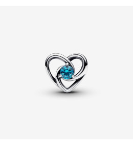Le Charm Pandora moments, Cœur Entrelacé et Pierres en argent 925/1000, 793744C01