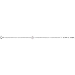 Le Bracelet argent 925/1000, motif licorne by Stauffer