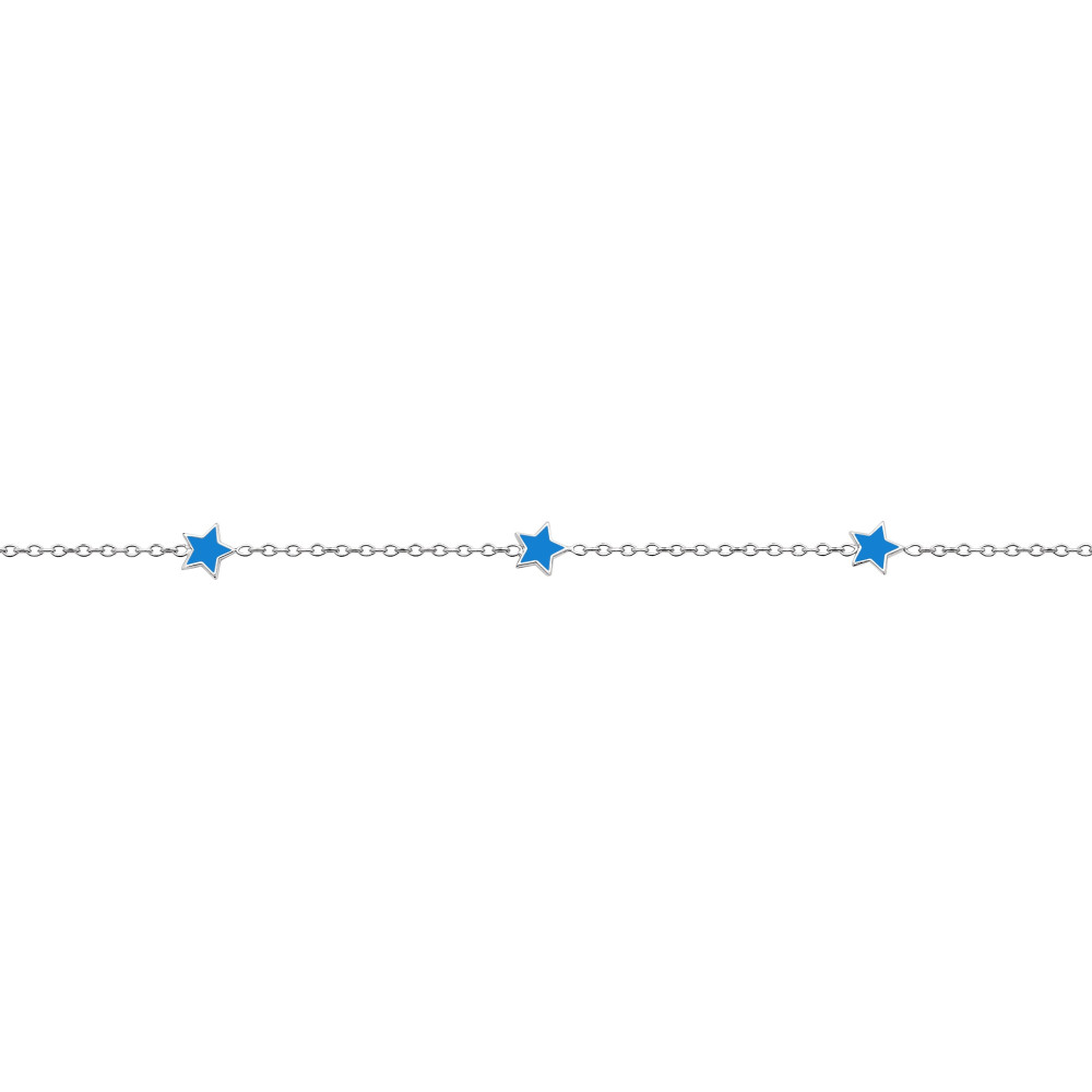 Bracelet argent 925/1000, motif étoiles by Stauffer