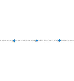 Bracelet argent 925/1000, motif étoiles by Stauffer