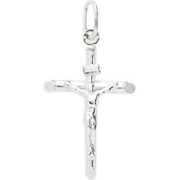 Pendentif croix avec Christ argent 925/1000 by Stauffer