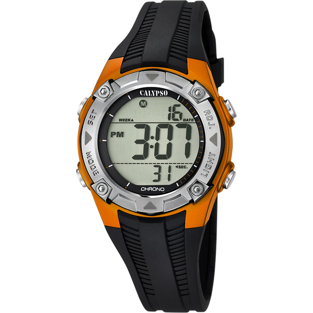 montre-calypso-enfant-silicone-noir-k56857