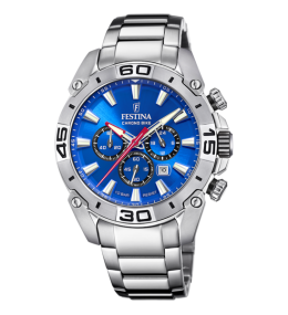 LES MONTRES FESTINA - Montre homme FESTINA, Chrono bike acier, 20543/2