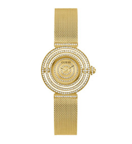 La Montre femme GUESS, Dream, acier PVD jaune, GW0550L2.