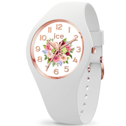 Montre ICE WATCH ICE flower, White bouquet, MEDIUM 40 MM 021742