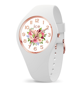 Montre ICE WATCH ICE flower, White bouquet, MEDIUM 40 MM 021742
