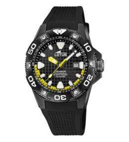 La Montre homme LOTUS, Diver, acier et caoutchouc, 18928/2