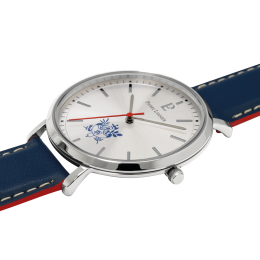La Montre Homme Pierre Lannier ELYSEE, 3 aiguilles, cuir 454D126