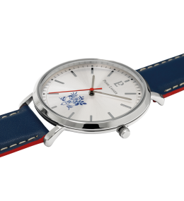 La Montre Homme Pierre Lannier ELYSEE, 3 aiguilles, cuir 454D126
