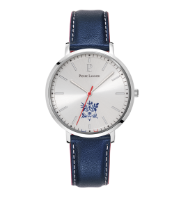Montre Homme Pierre Lannier ELYSEE, 3 aiguilles, acier et cuir 454D126