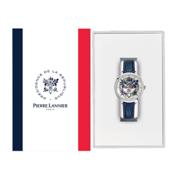 La Montre Femme Pierre Lannier ELYSEE, automatique, cuir 455F626