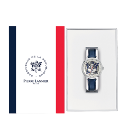 La Montre Femme Pierre Lannier ELYSEE, automatique, cuir 455F626